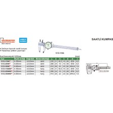 Insıze 1312-150 Insize Saatli Kumpas