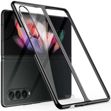MobaxAksesuar Samsung Galaxy Z Fold 3 Kılıf    Kıpta Kapak Siyah