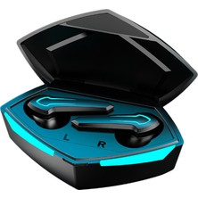 Strade Store P30 Bluetooth 5.1 Kablosuz Kulaklık Kablosuz Şarj Kılıfı ile Tws Stereo Kulaklıklar Kulakta Dahili Mikrofon Kulaklık Derin Baslı Ses - Siyah (Yurt Dışından)