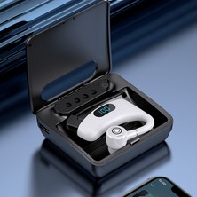 Strade Store Bluetooth Kulaklık Cep Telefonları Kablosuz V5.2 Eller Serbest Kulaklık Gürültü Cep Telefonu Tablet Laptop ile Uyumlu Mikrofon Iptal Etkili - Kılıf Beyaz (Yurt Dışından)