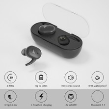 Strade Store 5.0 Kablosuz Kulaklık Kulaklık Kulakiçi Mini Stereo Kulaklık Siyah (Yurt Dışından)