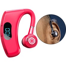 Strade Store Bluetooth Kulaklık Cep Telefonları Kablosuz V5.2 Eller Serbest Kulaklık Gürültü Cep Telefonu Tablet Laptop ile Uyumlu Mikrofon - Tek Kırmızı (Yurt Dışından)