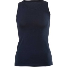 Anıt 2179 Kadın Lacivert O Yaka Sıfır Kol Atlet