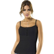 Anıt 2171 Kadın Siyah Jakarlı Fiyonklu Atlet