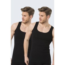 Türen 109 Siyah 2'li Erkek Ribana Atlet