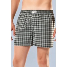 Anıt 1118 Desenli 3 Adet Poplin Erkek Boxer