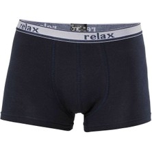 Anıt 1268 Lacivert 3 Adet Relax Pamuklu Esnek Erkek Boxer