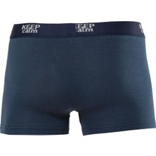 Anıt 1266 Indigo 3 Adet Modal Rahat Erkek Boxer