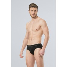 Türen 166 Siyah Erkek Likralı Slip