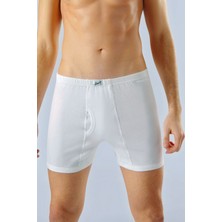 Anıt 1152 Beyaz 3 Adet Penye Pamuklu Arjantin Erkek Boxer