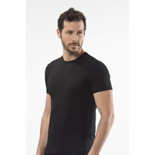 Cacharel 1307 Siyah Erkek O Yaka Kısa Kollu T-Shirt
