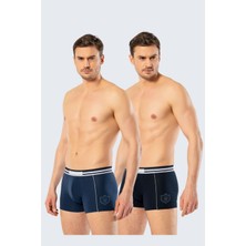 Cacharel 1322 Lacivert Indigo Erkek 2'li Boxer