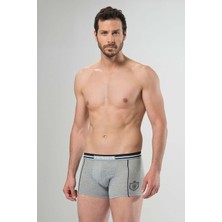 Cacharel 1323 Siyah Gri Erkek 2'li Boxer