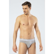 Cacharel 1312 Gri Melanj Erkek Lastikli Slip