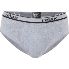 Anıt 1269 Gri 3 Adet Relax Pamuklu Erkek Slip Külot