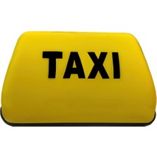Carub Taksi Levhası Maketi Torpido Üstü Işıklı Mini 12V 10X6X5 cm