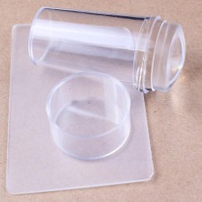 Aba Nails Silikon Stamping Baskı ve French Uygulama Mühürü 30 mm x 60 mm