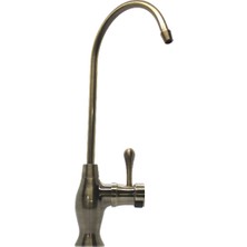 Rainwater Tekli Ledli Antik Pirinç Renk Su Arıtma Musluğu