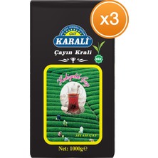 Karali Çay Hediyelik Dökme Çay 1 kg x 3 Paket