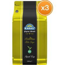 Karali Çay Premium Filiz Dökme Çay 1 Kg x 3 Paket