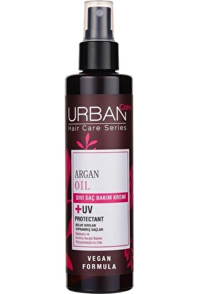 URBAN Care Argan Yağı Kolay Kırılan Yıpranmış Saçlara Özel Sıvı Saç Bakım Kremi-Vegan-200 ML