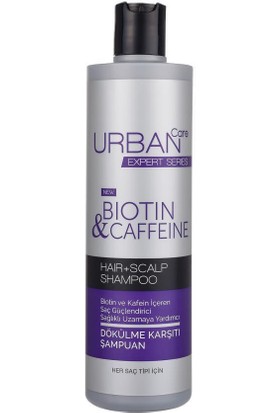 URBAN Care Expert Biotin ve Kafein Dökülme Karşıtı Saç Bakım Şampuanı-Hızlı Uzamaya Yardımcı-350 ML