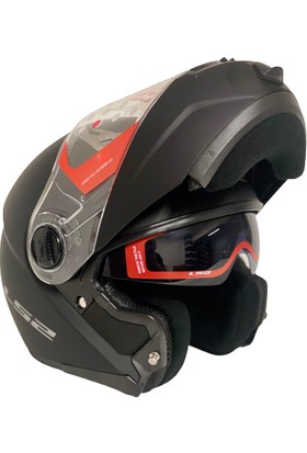 Ls2 Guroni Mat Siyah Kask