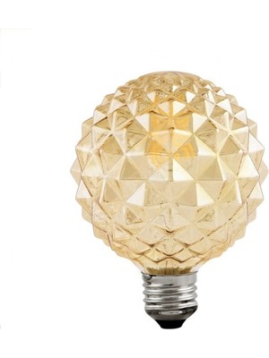 Ack 4W E27 2200K Sarı G95 LED Rustik Ampul (AB59-00420)