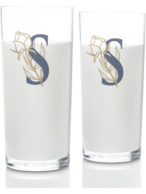 Hediyesepeti Hediye Sepeti Dekoratif Baş Harf Yazılı Kişiye Özel Baskılı Rakı Kadehi Seti