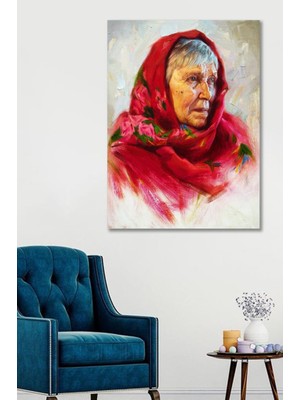 Hediyeler Kapında 50X70 Geçen Yıllar Duvar Kanvas Tablo Painting