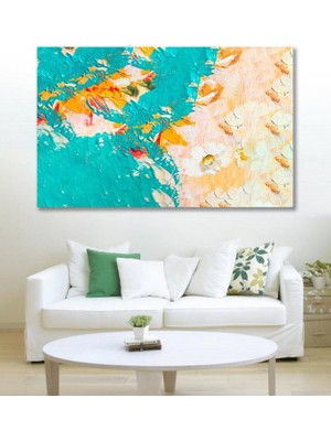 Hediyeler Kapında 50X70 Sanatsal Sürreal Kanvas Tablo