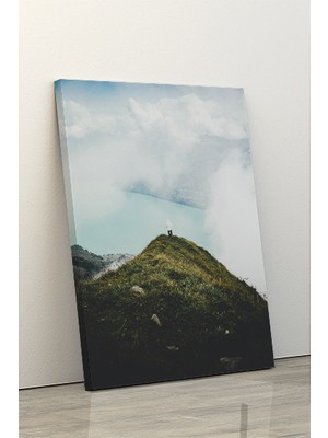 Hediyeler Kapında 70X100 "tepe" Hd Dekoratif Duvar Kanvas Tablo