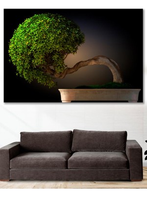 Hediyeler Kapında 90X130 Dekoratif Ağaç Duvar Kanvas Tablo