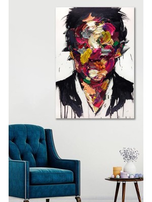 Hediyeler Kapında 100X140 Dekoratif Anonim Duvar Kanvas Tablo