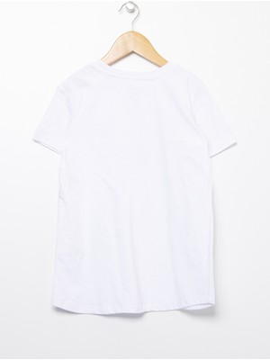 Reebok Bisiklet Yaka Kısa Kol Beyaz Kadın T-Shirt