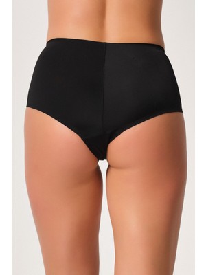 Emay Siyah 2804 Yapıştırma Lazer Brezilya Slip