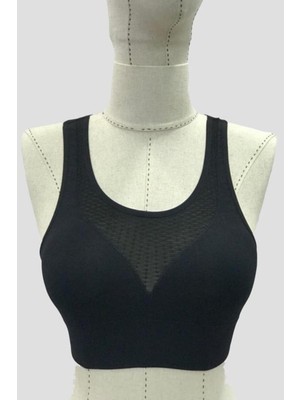 Emay Siyah Emay 4028 Seamless Tül Toparlayıcı Sütyen Korse