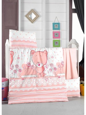 Komfort Home Bebek Nevresim Takımı %100 Pamuk / Pinky