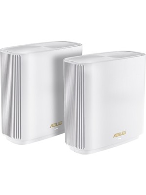Asus ZenWifi XT8 Wifi6 Gaming Ai Mesh AiProtectionPro Torrent Bulut Dlna Kablosuz Ağ Dağıtım Mesh Sistemi(Beyaz İkili Paket)