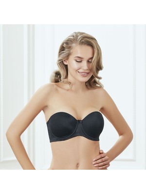 Anıl 3346 Balenli Günlük Desteksiz Dolgusuz Straplez Sütyen