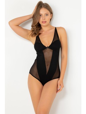 Miorre Modal Çıtçıtlı Fantezi Body