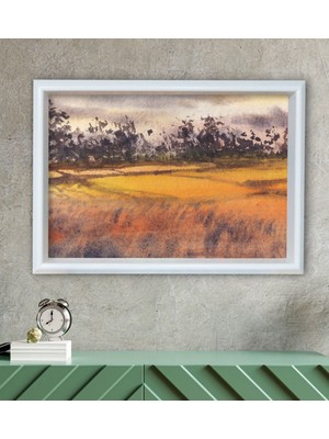 Bk Gift Doğa Tasarımlı Özel Ahşap Çerçeveli Tablo 30X46CM-14