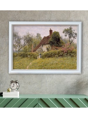 Bk Gift Doğa Tasarımlı Özel Ahşap Çerçeveli Tablo 30X46CM-12