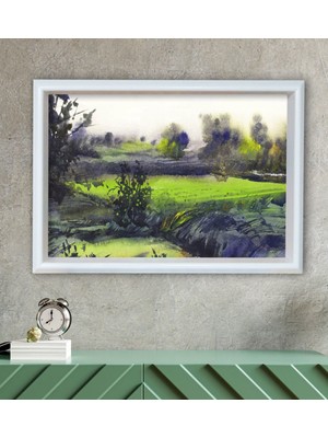 Bk Gift Doğa Tasarımlı Özel Ahşap Çerçeveli Tablo 30X46CM-9