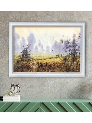 Bk Gift Doğa Tasarımlı Özel Ahşap Çerçeveli Tablo 30X46CM-16