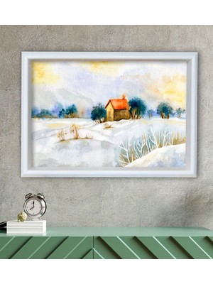 Bk Gift Doğa Tasarımlı Özel Ahşap Çerçeveli Tablo 30X46CM-5