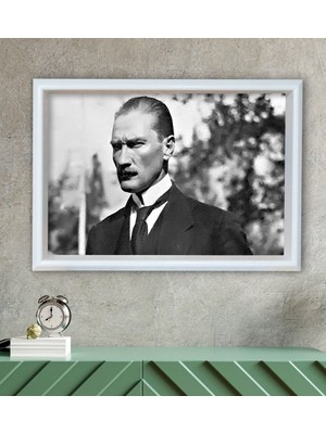 Bk Gift Atatürk Temalı Özel Ahşap Çerçeveli Tablo 30X46CM-51
