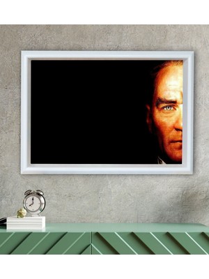 Bk Gift Atatürk Temalı Özel Ahşap Çerçeveli Tablo 30X46CM-25