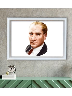 Bk Gift Atatürk Temalı Özel Ahşap Çerçeveli Tablo 30X46CM-10