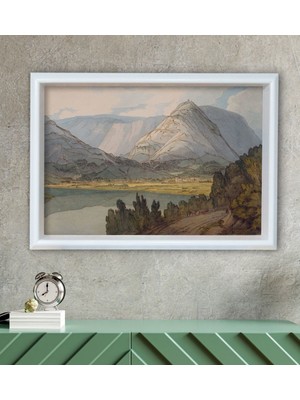 Bk Gift Manzara Tasarımlı Özel Ahşap Çerçeveli Tablo 30X46CM-14